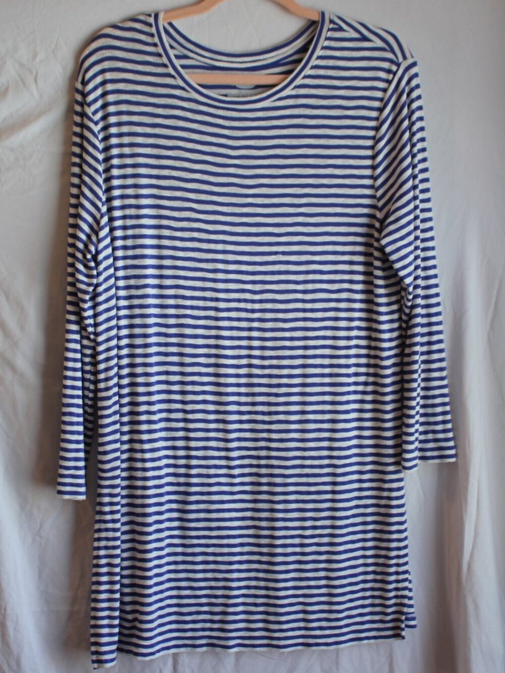 Old Navy Striped Long Sleeve Tunic Lightweight Nautical Knit